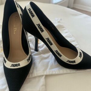 Dior Black and White J'Adior Heels
